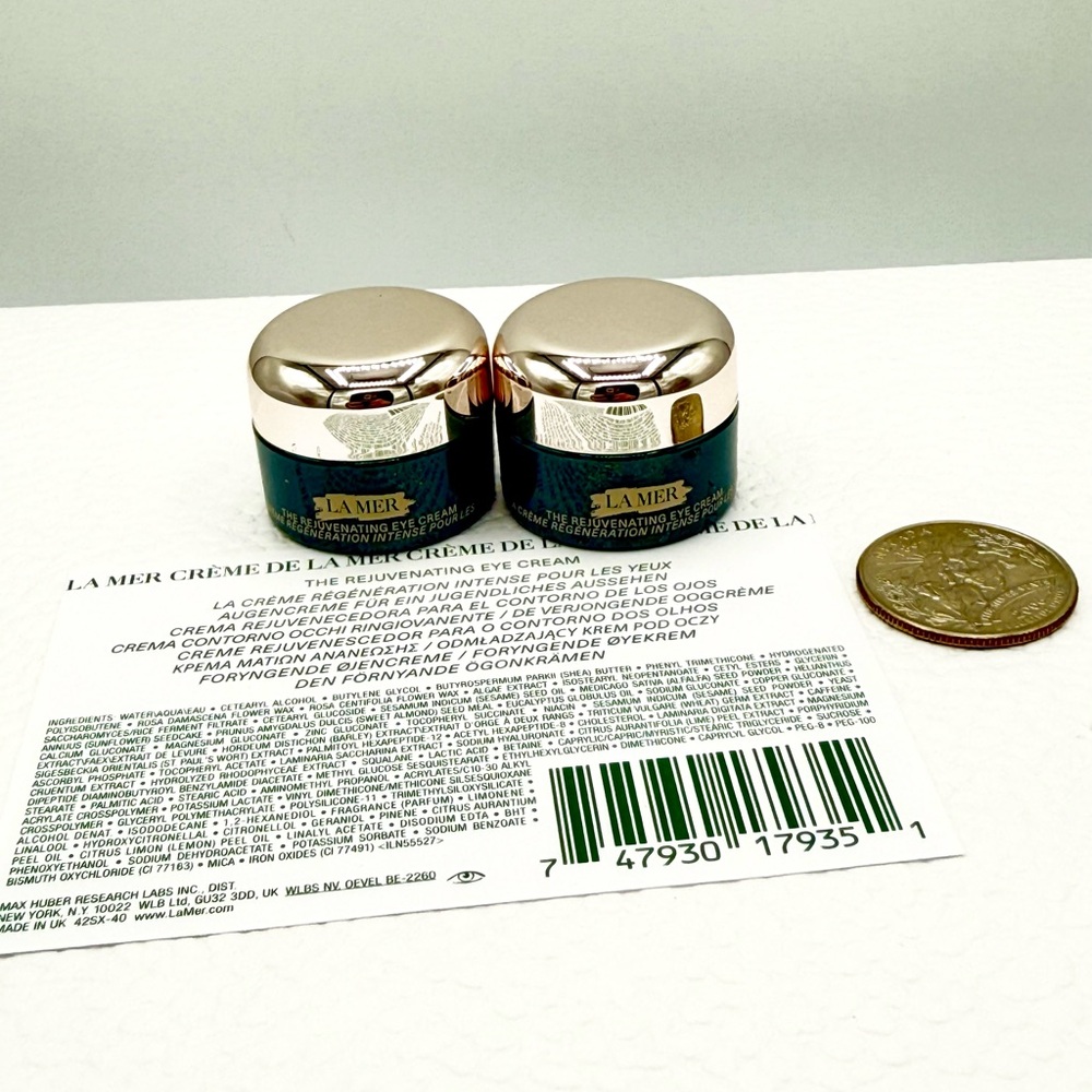 2pc of LA MER The Rejuvenating Eye Cream mini NEW